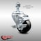 Service Caster 3.5 Inch SS Hard Rubber Wheel Swivel 12mm Threaded Stem Caster with Brake SCC-SSTS20S3514-HRS-TLB-M1215 - alternate 1